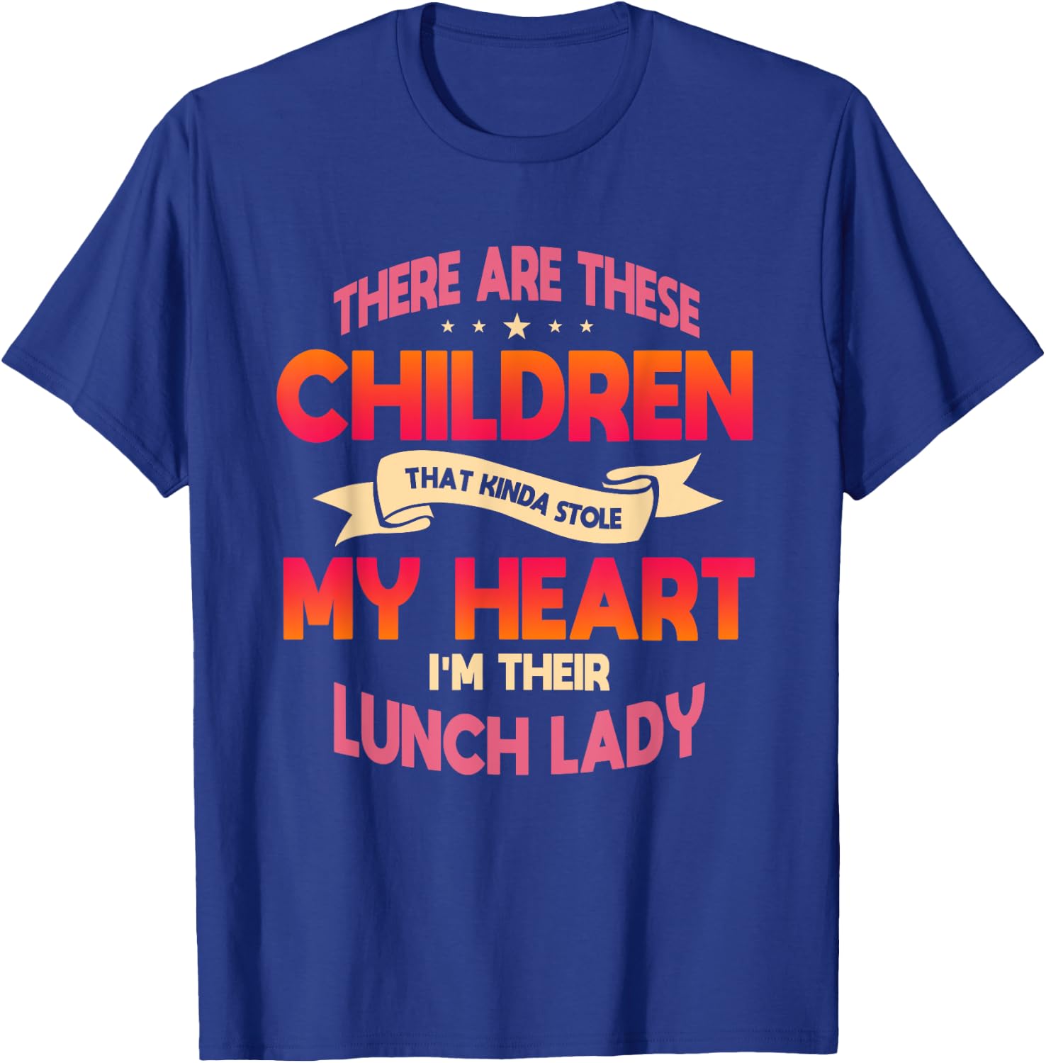 Lunch Lady Cafeteria Crew School Kitchen Staff Food Service T-Shirt - T-Shirt | Royal