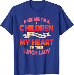 Lunch Lady Cafeteria Crew School Kitchen Staff Food Service T-Shirt - T-Shirt | Royal