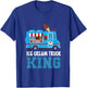 Ice Cream Truck King Nostalgia Summer Ice Cream Truck Driver T-Shirt - T-Shirt | Royal