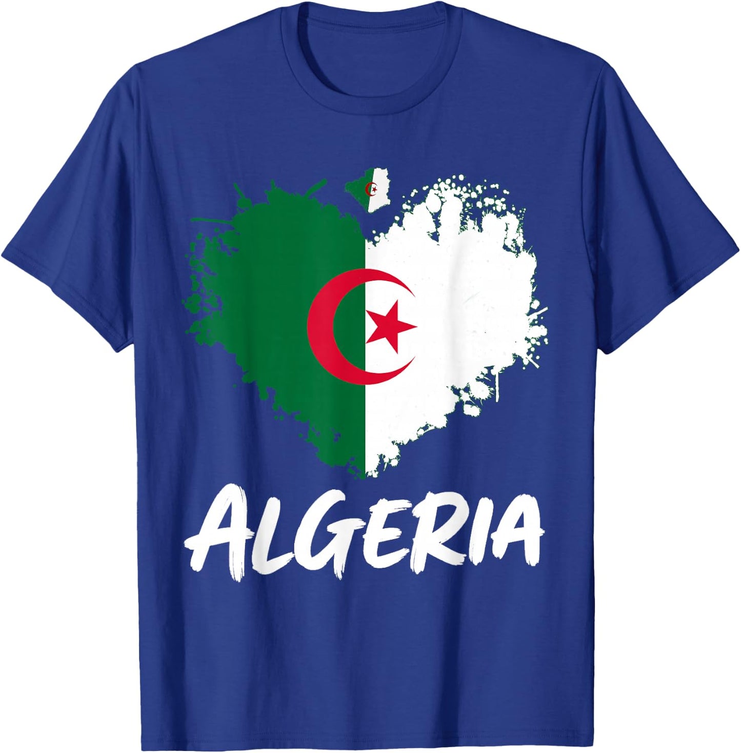 Algerian Flag Heritage Outfit Idea Algeria Themed T-Shirt - T-Shirt | Royal