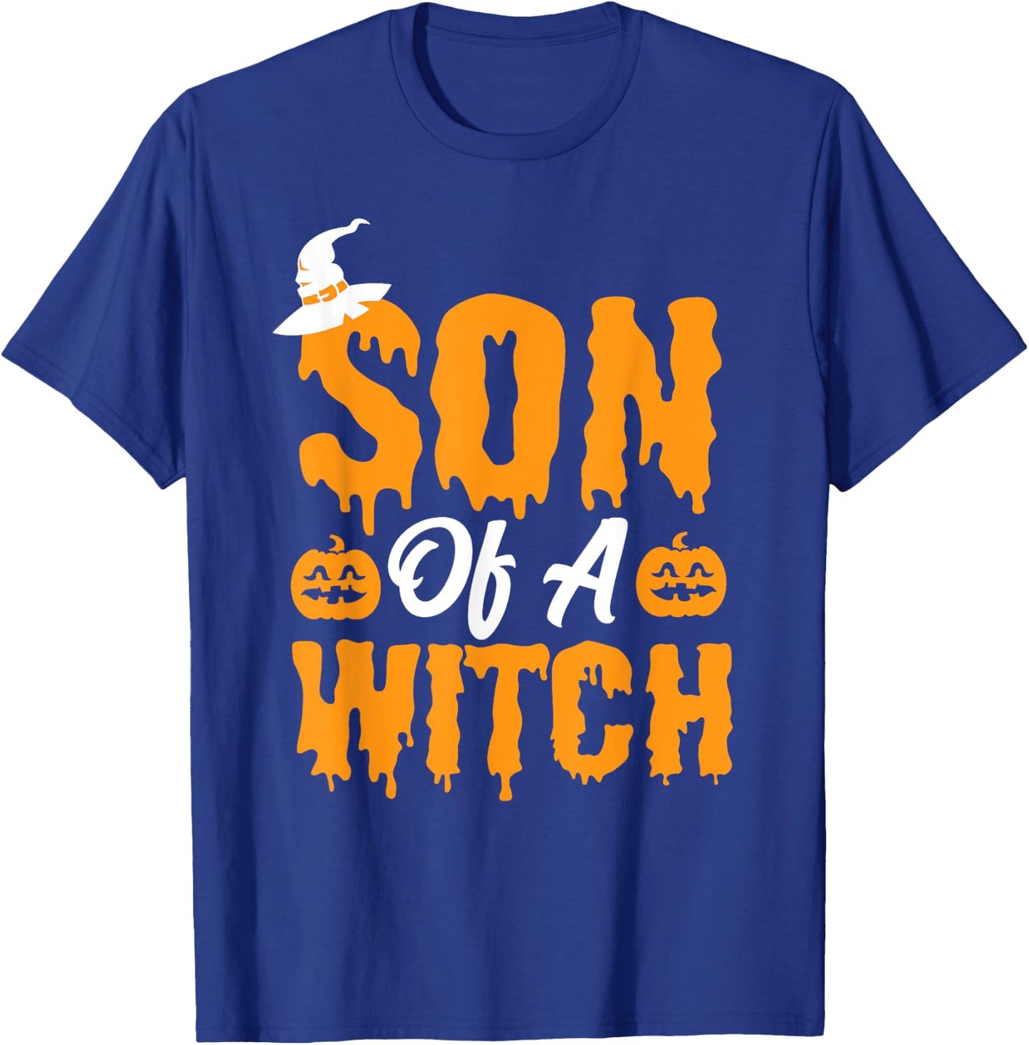 Son of a Witch Halloween Trick Or Treat Boys Wizard T-Shirt - T-Shirt | Royal