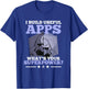 I Build Useful Apps What's Your Superpower? App developer T-Shirt - T-Shirt | Royal