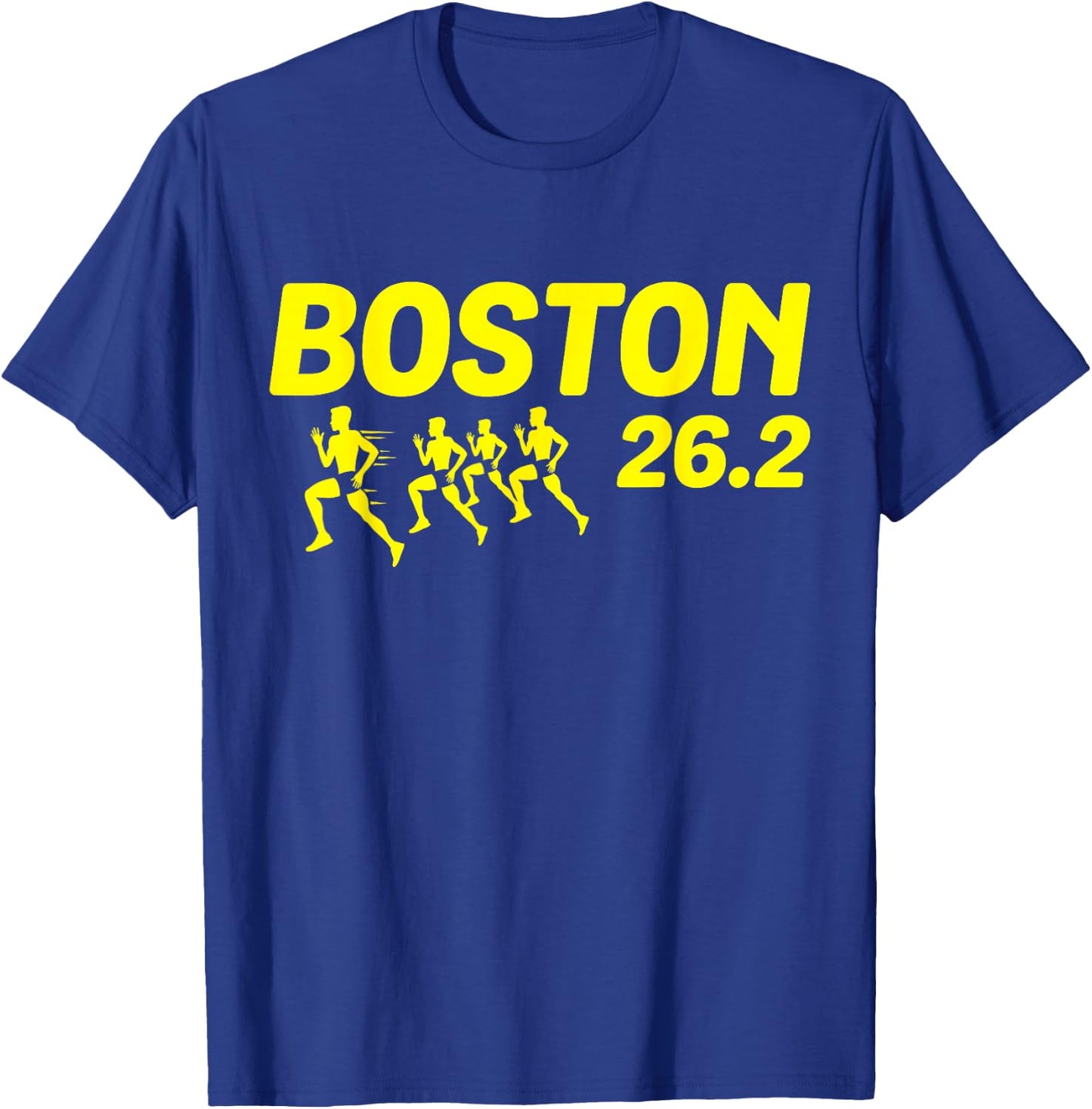 Boston 26.2 Miles 2021 Running Marathon Friend Support Gifts Small T-Shirt - T-Shirt | Royal