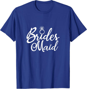 Bridesmaid, Bachelorette Party, Bridal Party Matching T-Shirt - T-Shirt | Royal