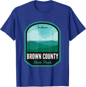 Brown County State Park Indiana T-Shirt - T-Shirt | Royal