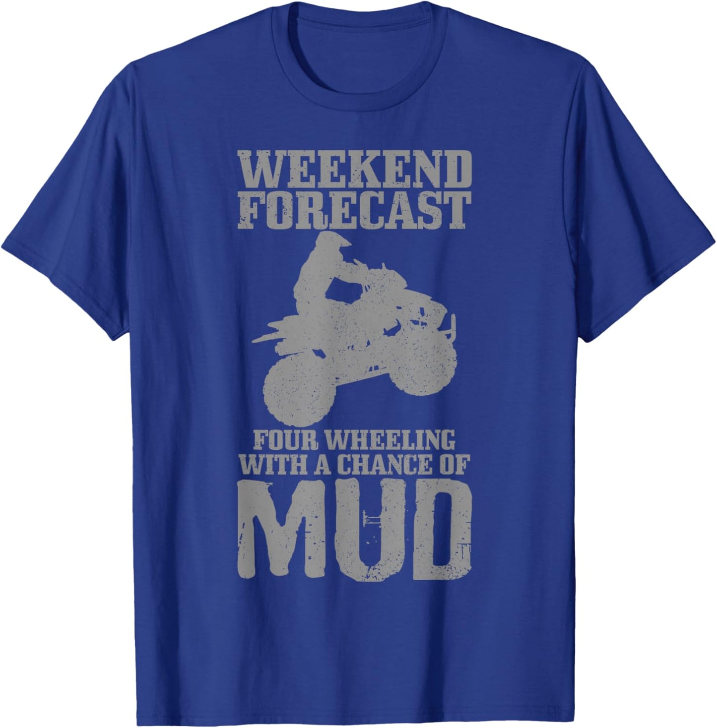 Quad Bike ATV Random Gravity Checks Funny Gift T-Shirt - T-Shirt | Royal