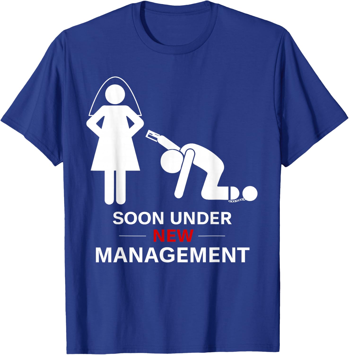 Groom Shirt, Stag Party, Under New Leadership T-Shirt - T-Shirt | Royal