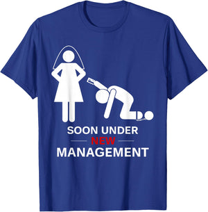 Groom Shirt, Stag Party, Under New Leadership T-Shirt - T-Shirt | Royal