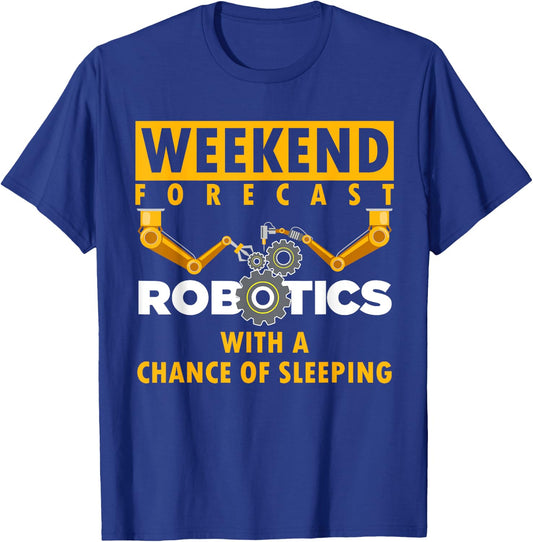 Funny Robotics Art Women Robotics Engineer Robots T-Shirt - T-Shirt | Royal