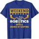 Funny Robotics Art Women Robotics Engineer Robots T-Shirt - T-Shirt | Royal
