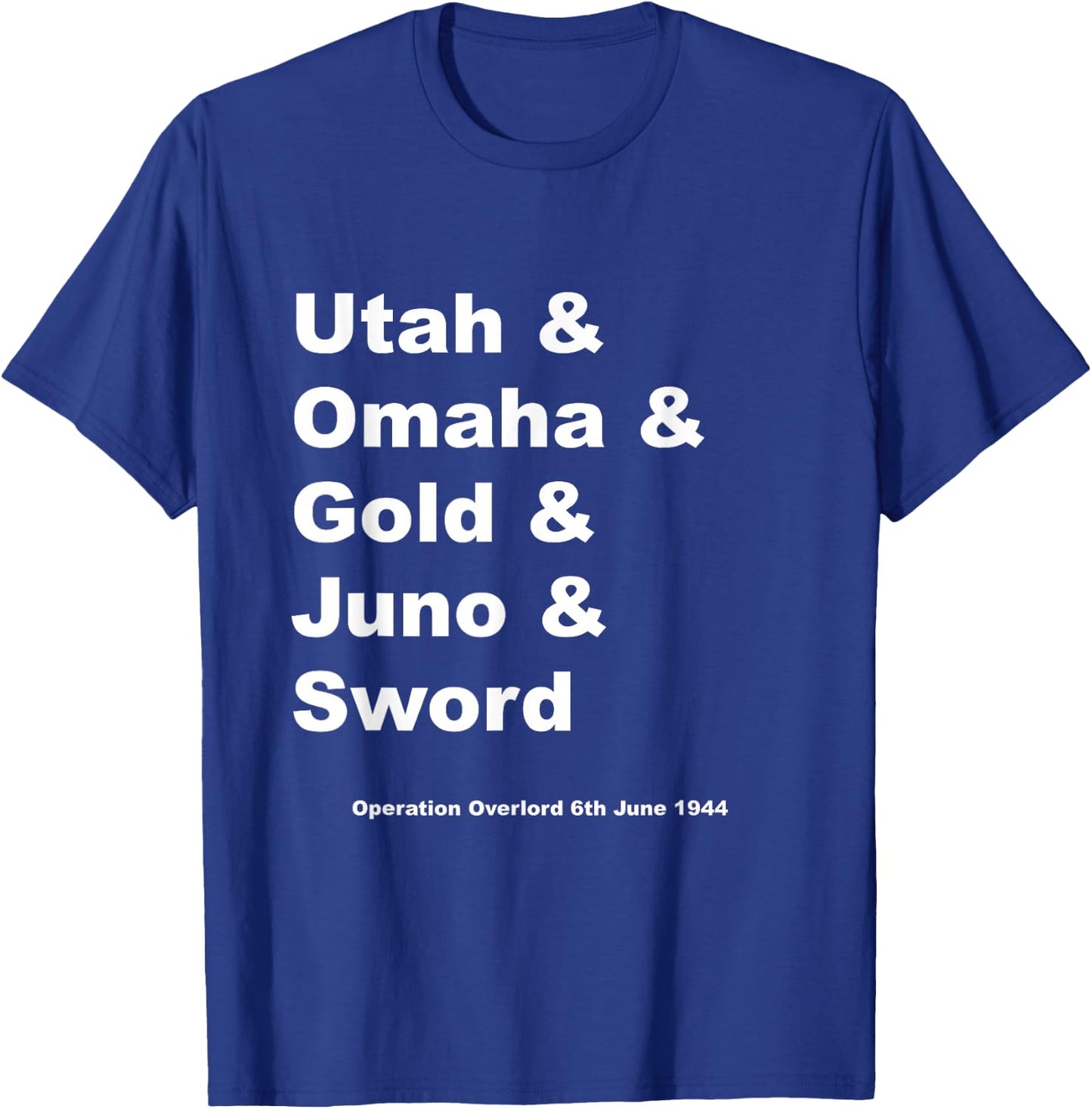 D-Day 75th Anniversary Shirt | Normandy D-Day Beaches T-Shirt - T-Shirt | Royal
