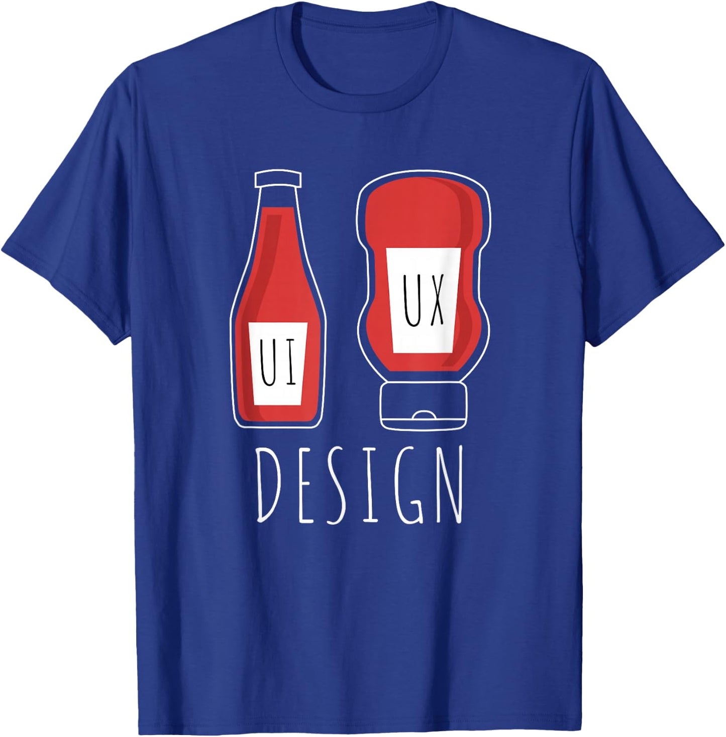 User Experience Graphic Designer UX UI Design T-Shirt - T-Shirt | Royal