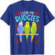 Funny Birds Parrots I Love My Budgies Cockatoo Bird Parrot T-Shirt - T-Shirt | Royal
