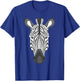 Zebra Head - Wildlife Safari Animal Lover Zookeeper T-Shirt - T-Shirt | Royal
