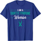 Tourette Syndrome Warrior Teal Ribbon Coprolalia Gift T-Shirt - T-Shirt | Royal