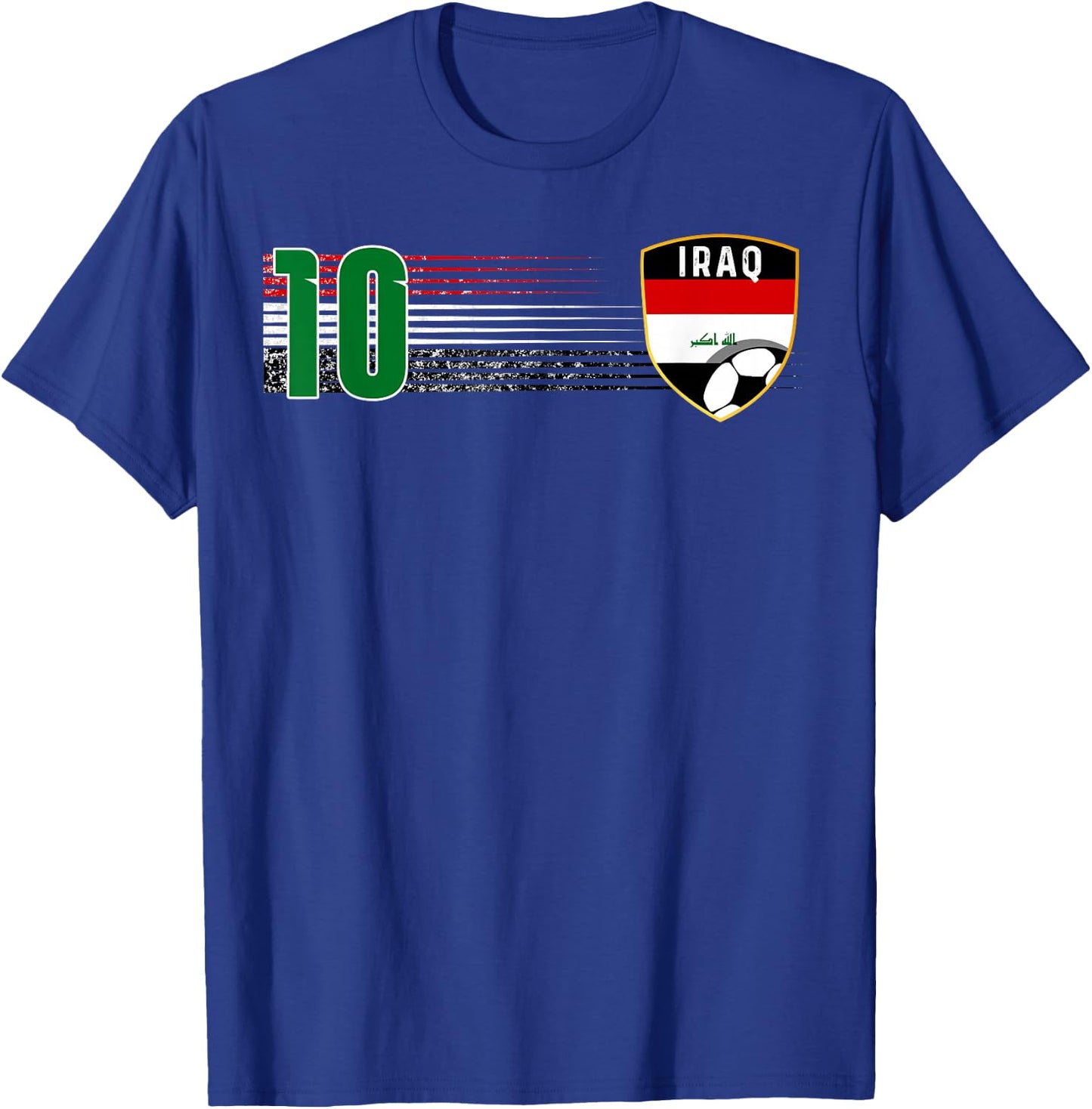 Vintage Iraq Flag Iraqi Pride Lovers T-Shirt - T-Shirt | Royal