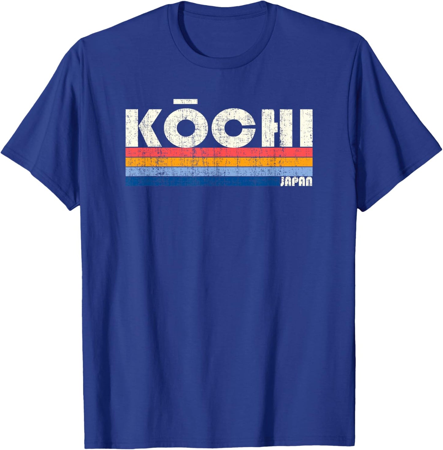 Retro Vintage 70s 80s Style Kochi, Japan T-Shirt - T-Shirt | Royal