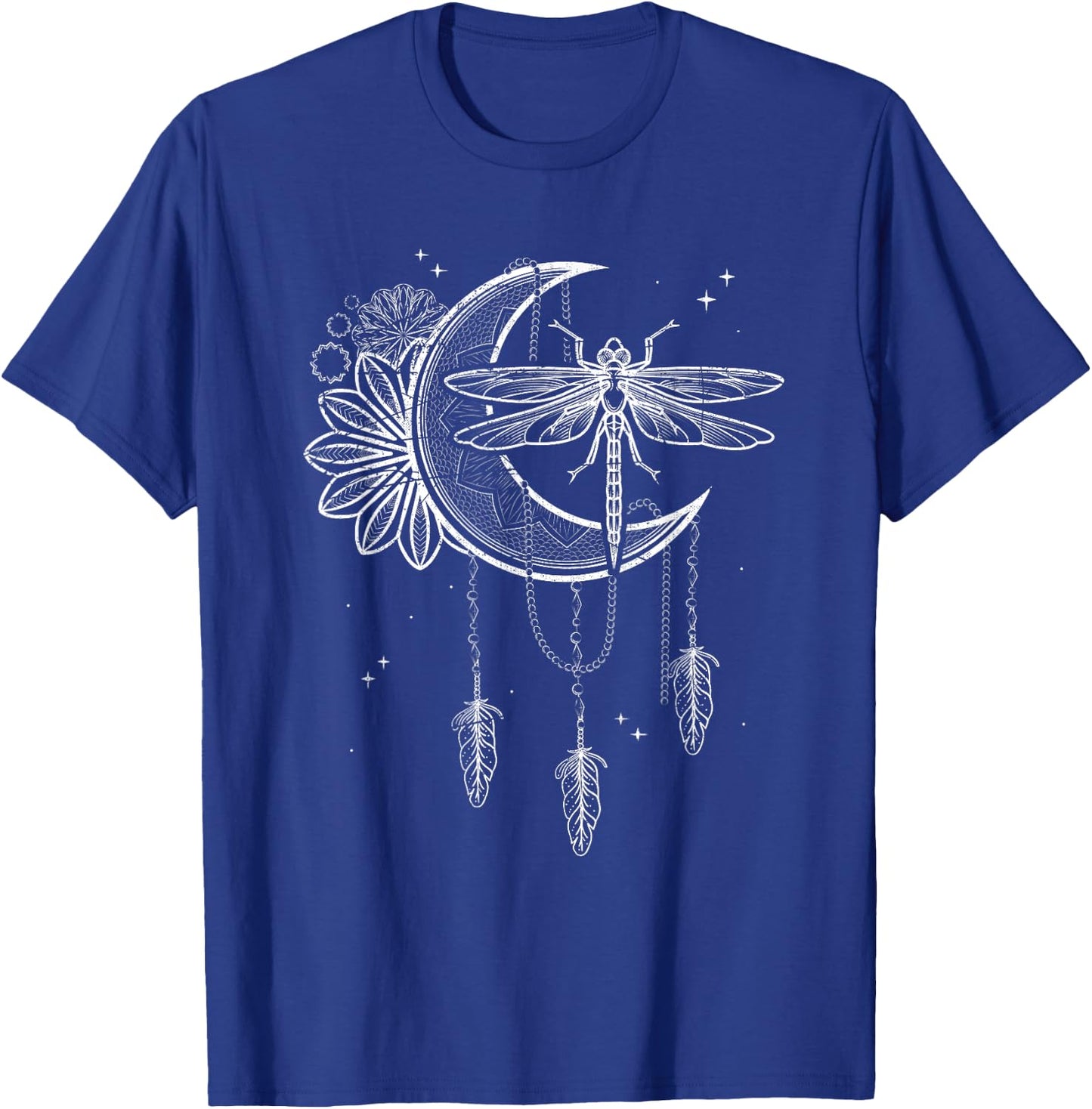 Dreamcatcher Blackcraft Wiccan Witch Dragonfly Pagan Occult T-Shirt - T-Shirt | Royal