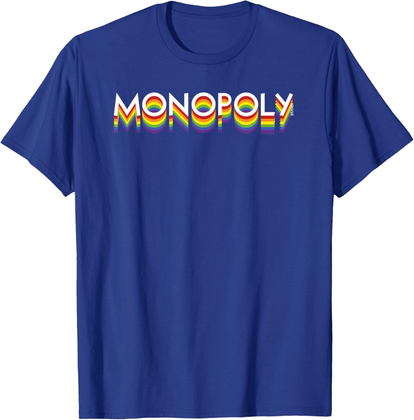 Monopoly Rainbow Stack Logo T-Shirt - T-Shirt | Royal