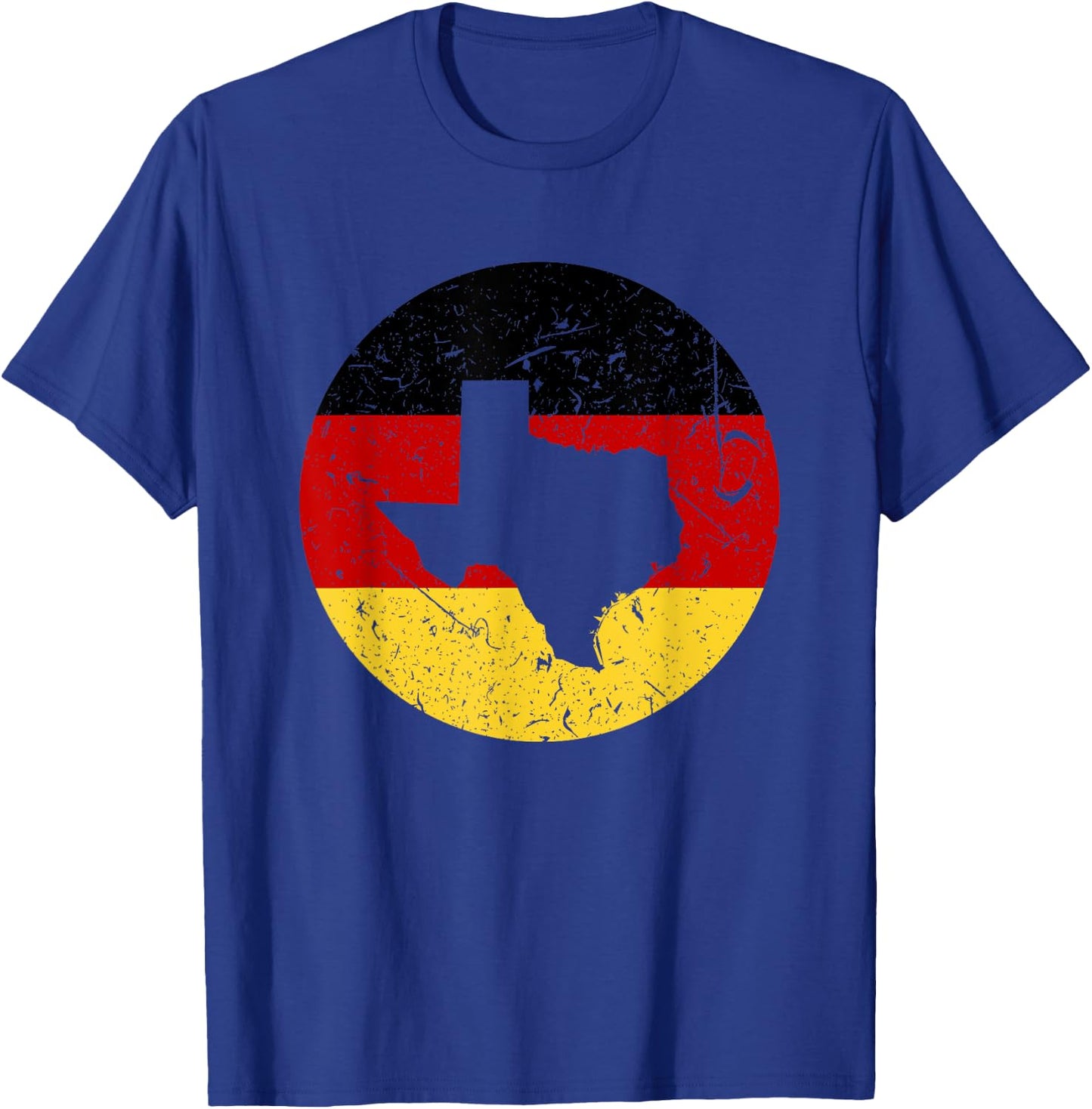 Proud Texan-German Heritage From Texas Germany Home Pride T-Shirt - T-Shirt | Royal