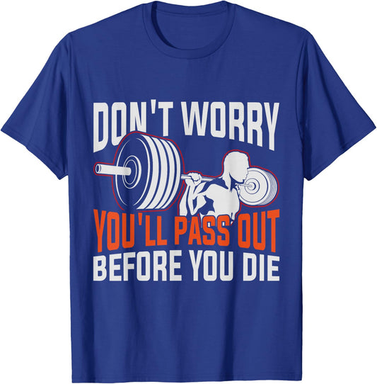 Funny Fitness Trainer Gift Gym Workout Personal Trainer T-Shirt - T-Shirt | Royal