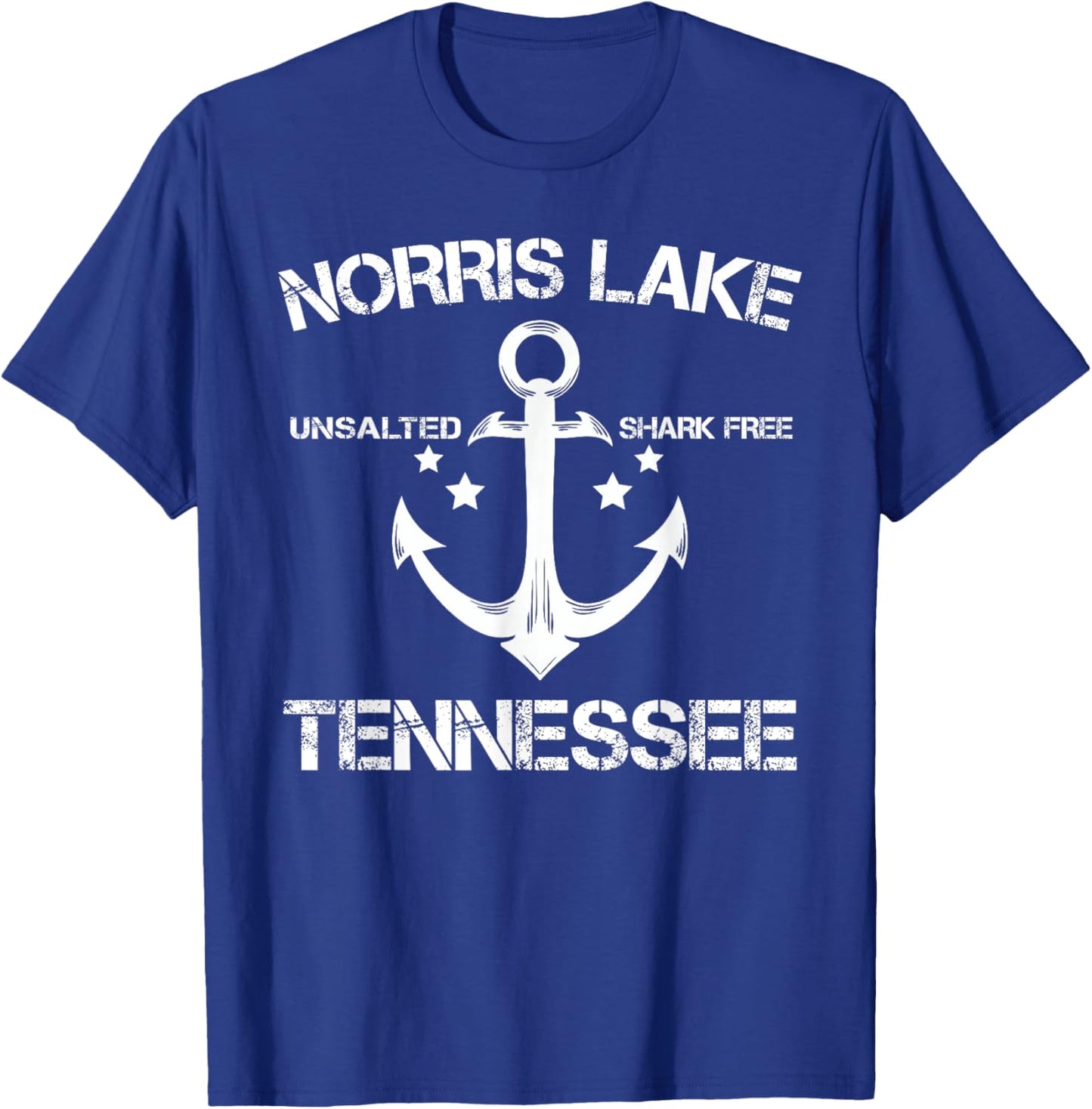 NORRIS LAKE TENNESSEE Funny Fishing Camping Summer Gift Women Kids T-Shirt - T-Shirt | Royal