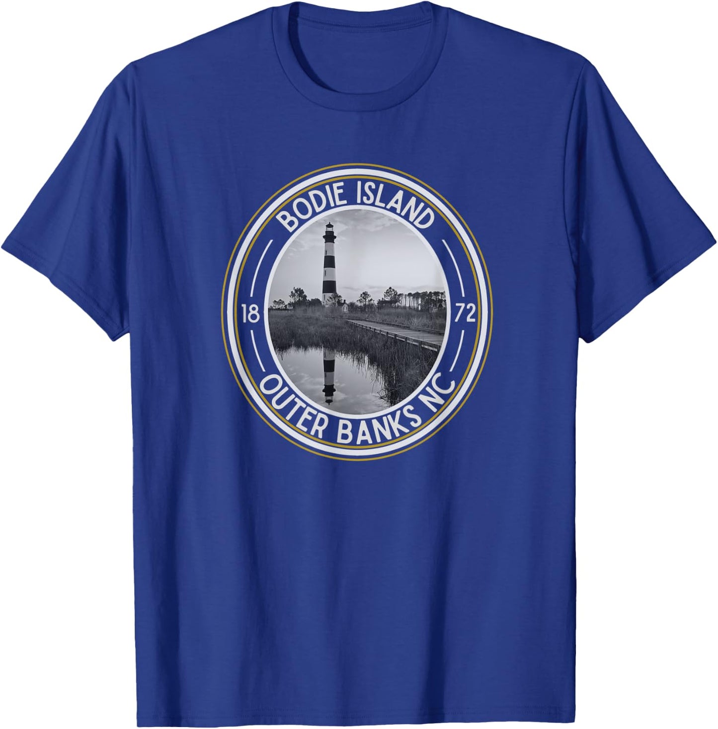 Bodie Island Light House, North Carolina T-Shirt - T-Shirt | Royal