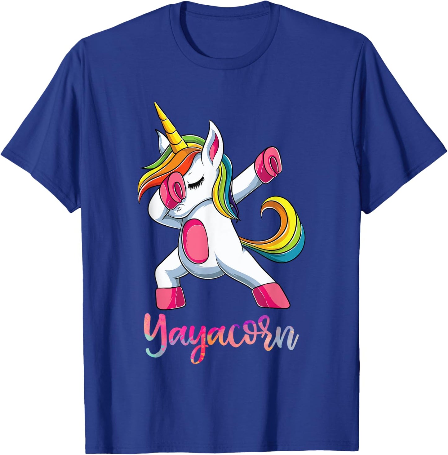 Yayacorn Yaya Unicorn Shirt, Mothers Day Greek Grandma T-Shirt - T-Shirt | Royal