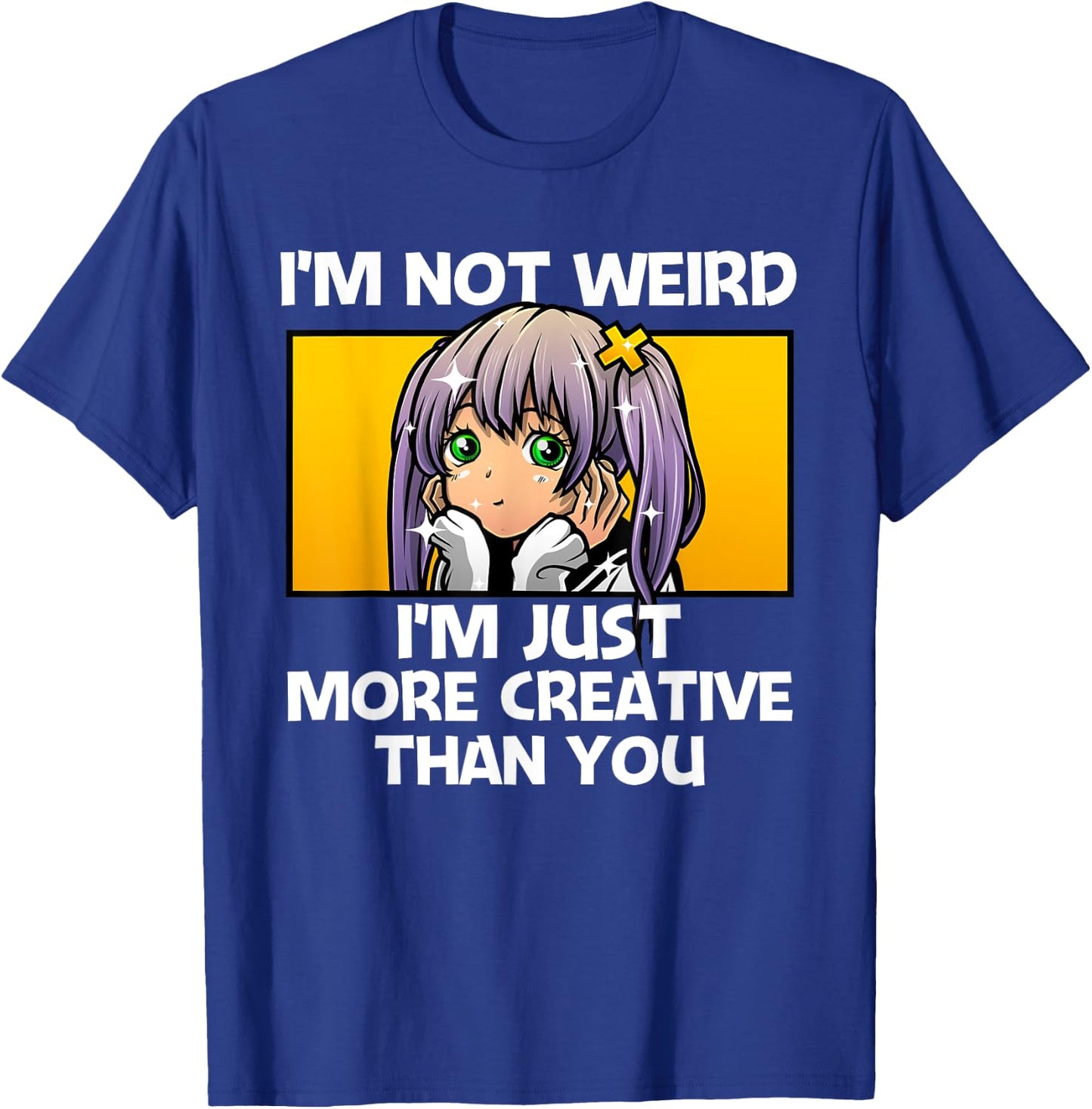 Anime Art Teen Girls Men Anime Merch Anime Lovers T-Shirt - T-Shirt | Royal