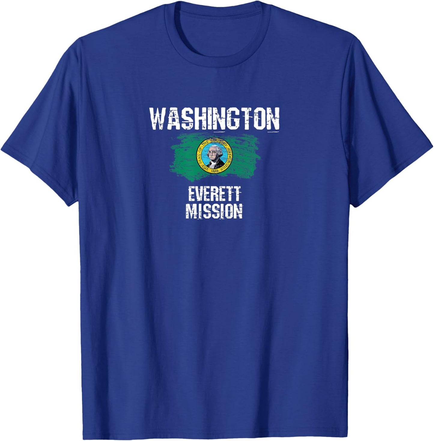 Washington Everett Mission T-Shirt - T-Shirt | Royal