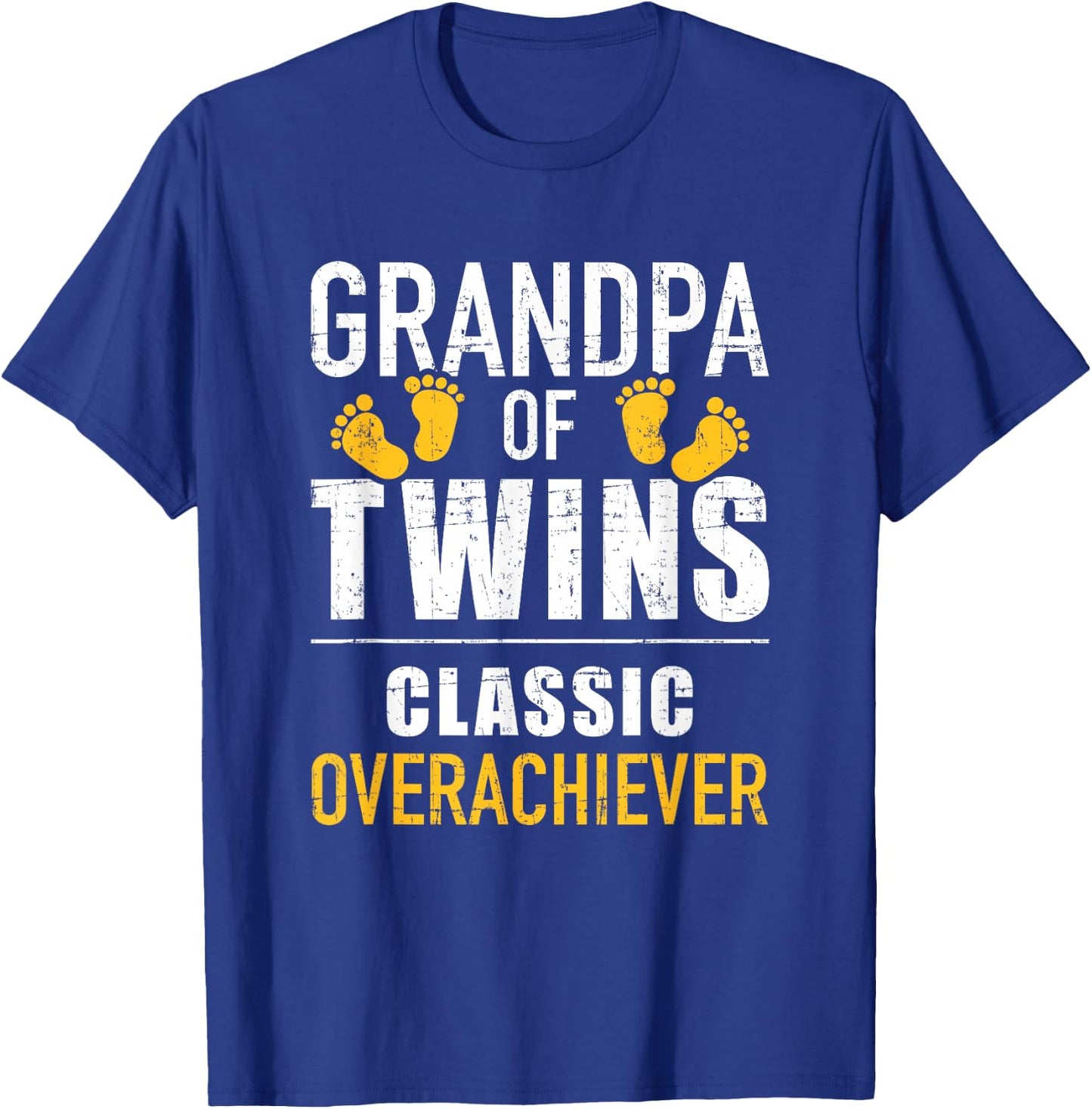 Grandpa von Zwillingen Funny Saying T-Shirt - T-Shirt | Royal