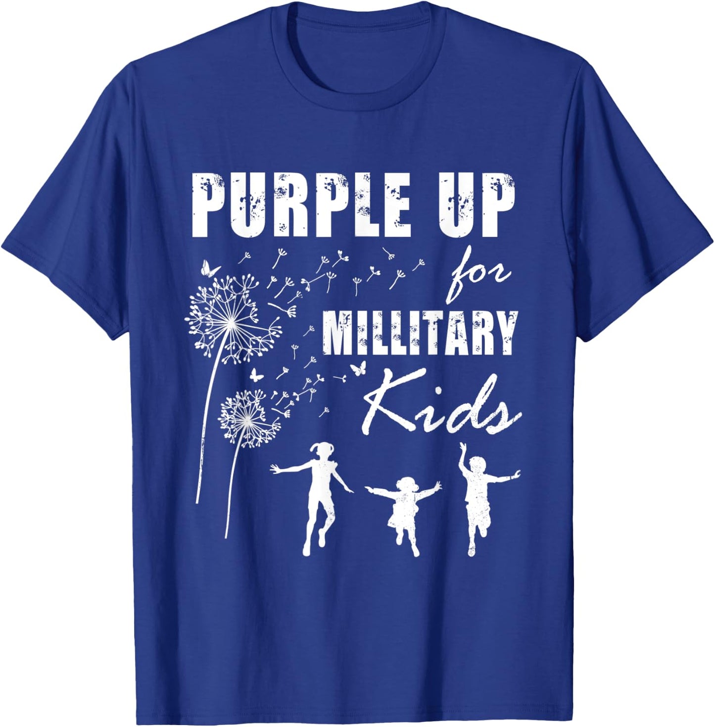 Purple Up for Military Kids Month of the Military Child T-Shirt - T-Shirt | Royal
