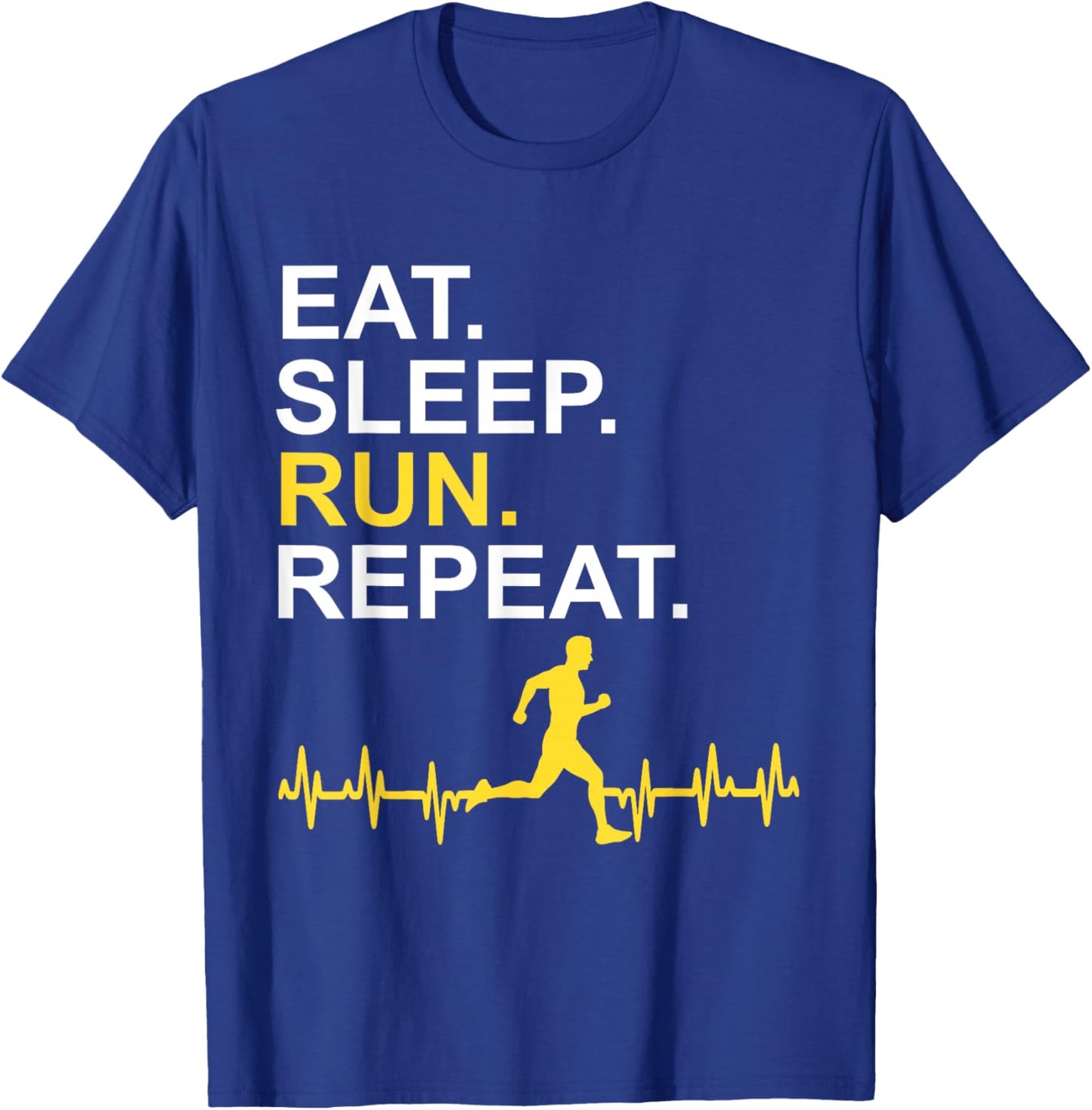 Eat Sleep Run Repeat T-Shirt - T-Shirt | Royal