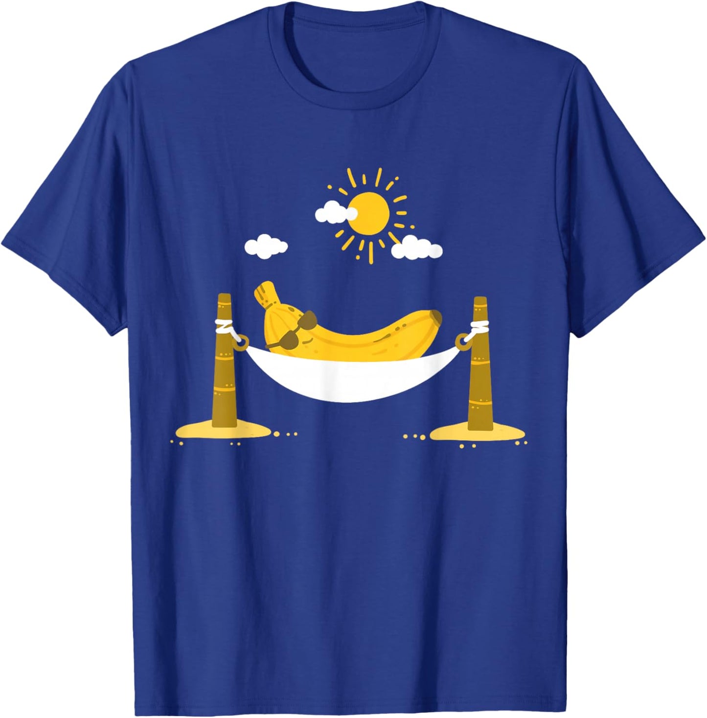 Banana Hammock Swing Kawaii T-Shirt - T-Shirt | Royal
