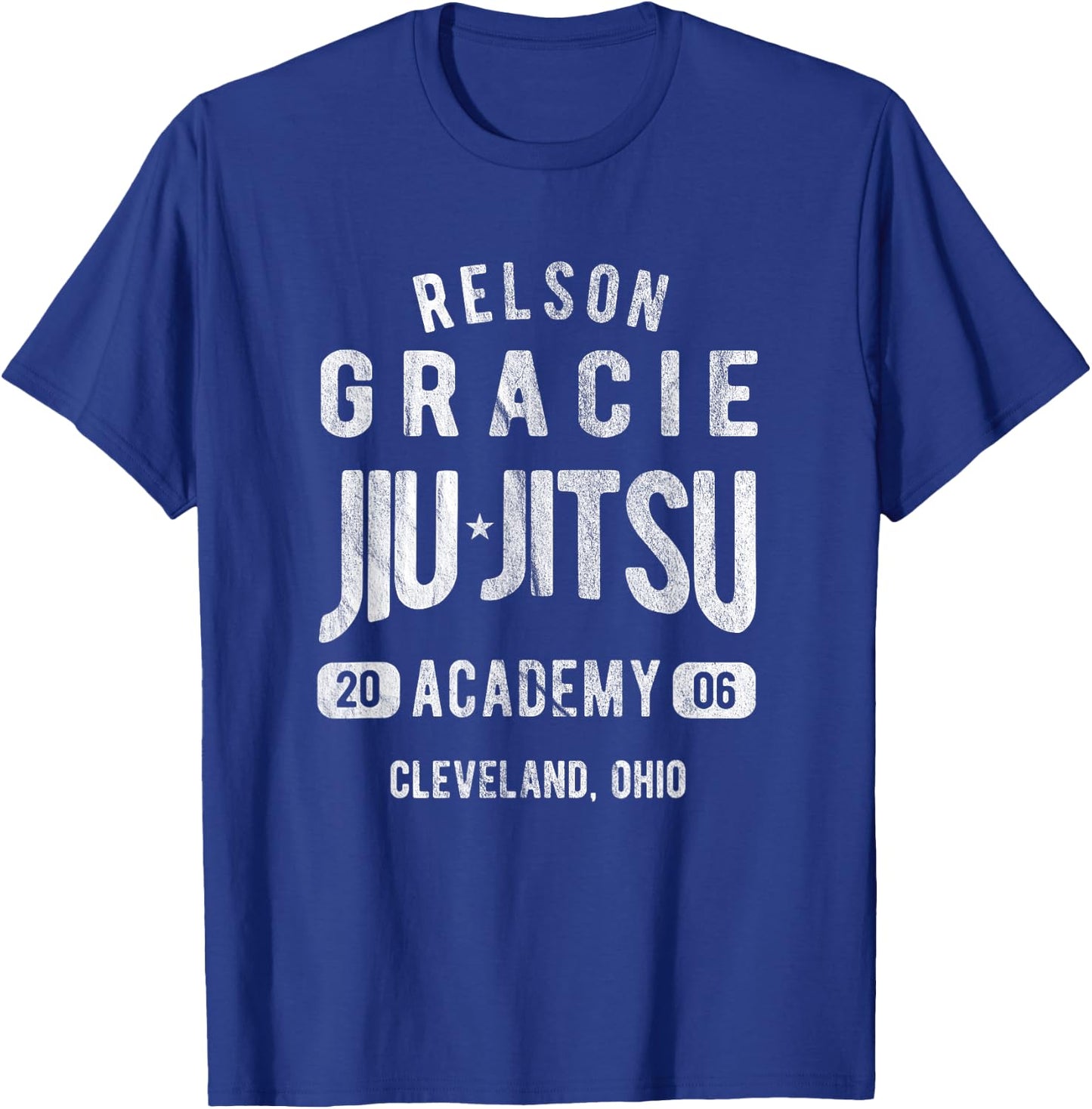 Relson Gracie Cleveland USA Jiu-Jitsu T-Shirt - T-Shirt | Royal