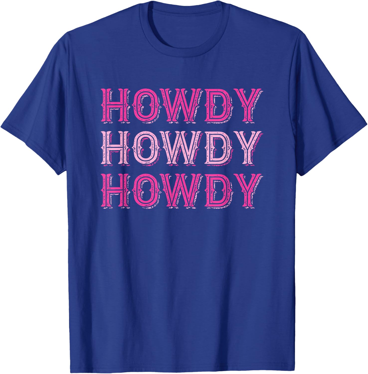 Howdy Country Southern Rodeo T-Shirt - T-Shirt | Royal