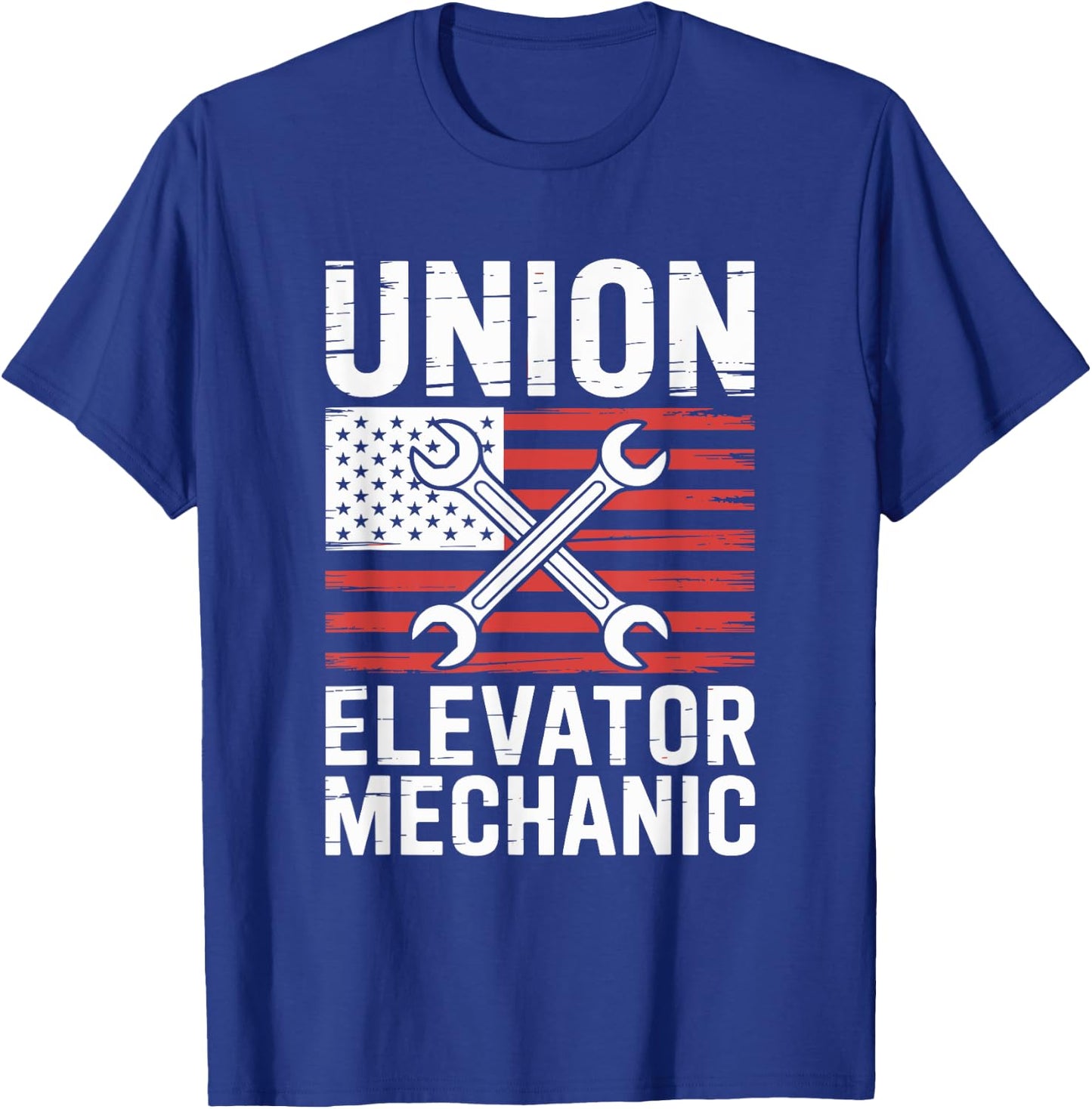 Elevator Technician Union Elevator Mechanic T-Shirt - T-Shirt | Royal