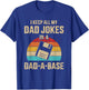 Funny dad jokes in dad-a-base vintage for father's day T-Shirt - T-Shirt | Royal