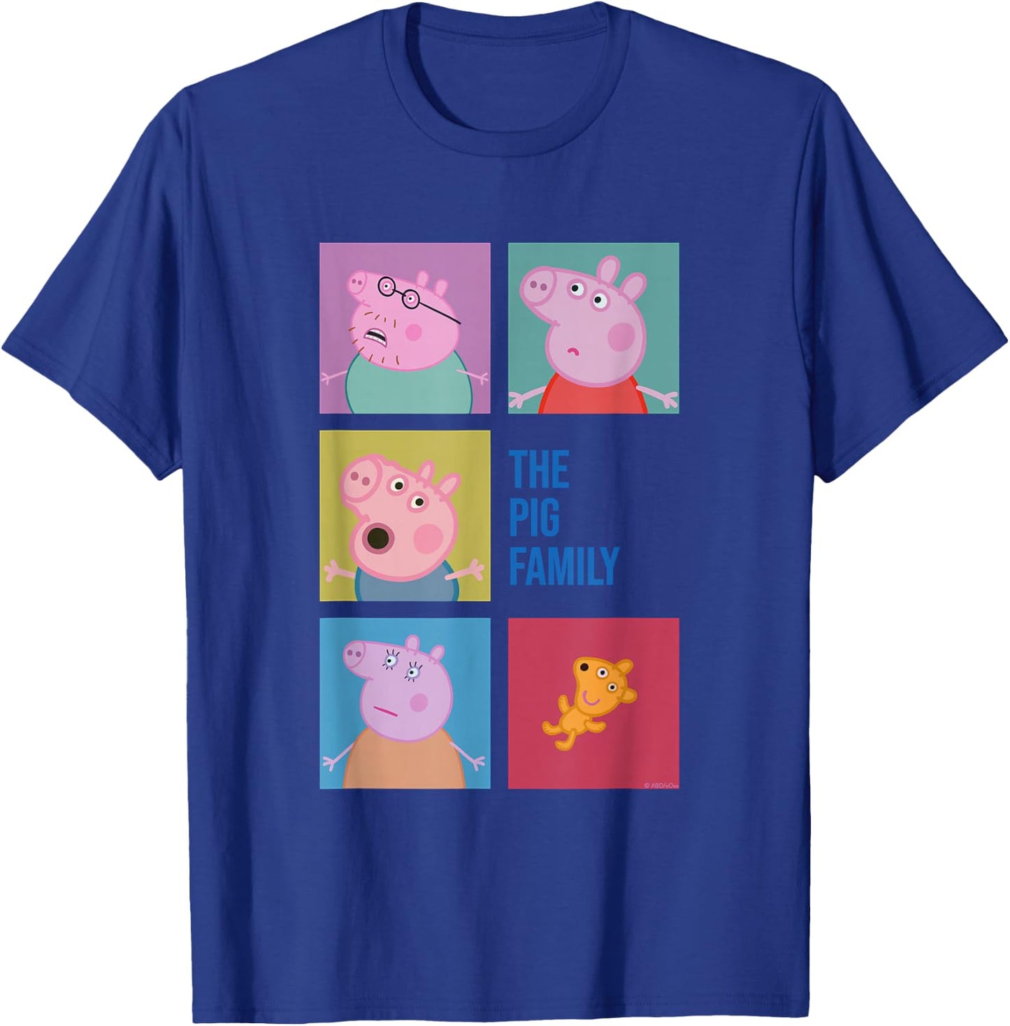 Peppa Pig - The Pig Family T-Shirt - T-Shirt | Royal