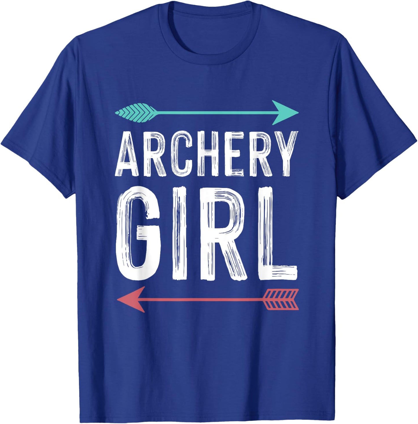 Cool Archery Design Girls Women Bow Hunting Target Sport T-Shirt - T-Shirt | Royal
