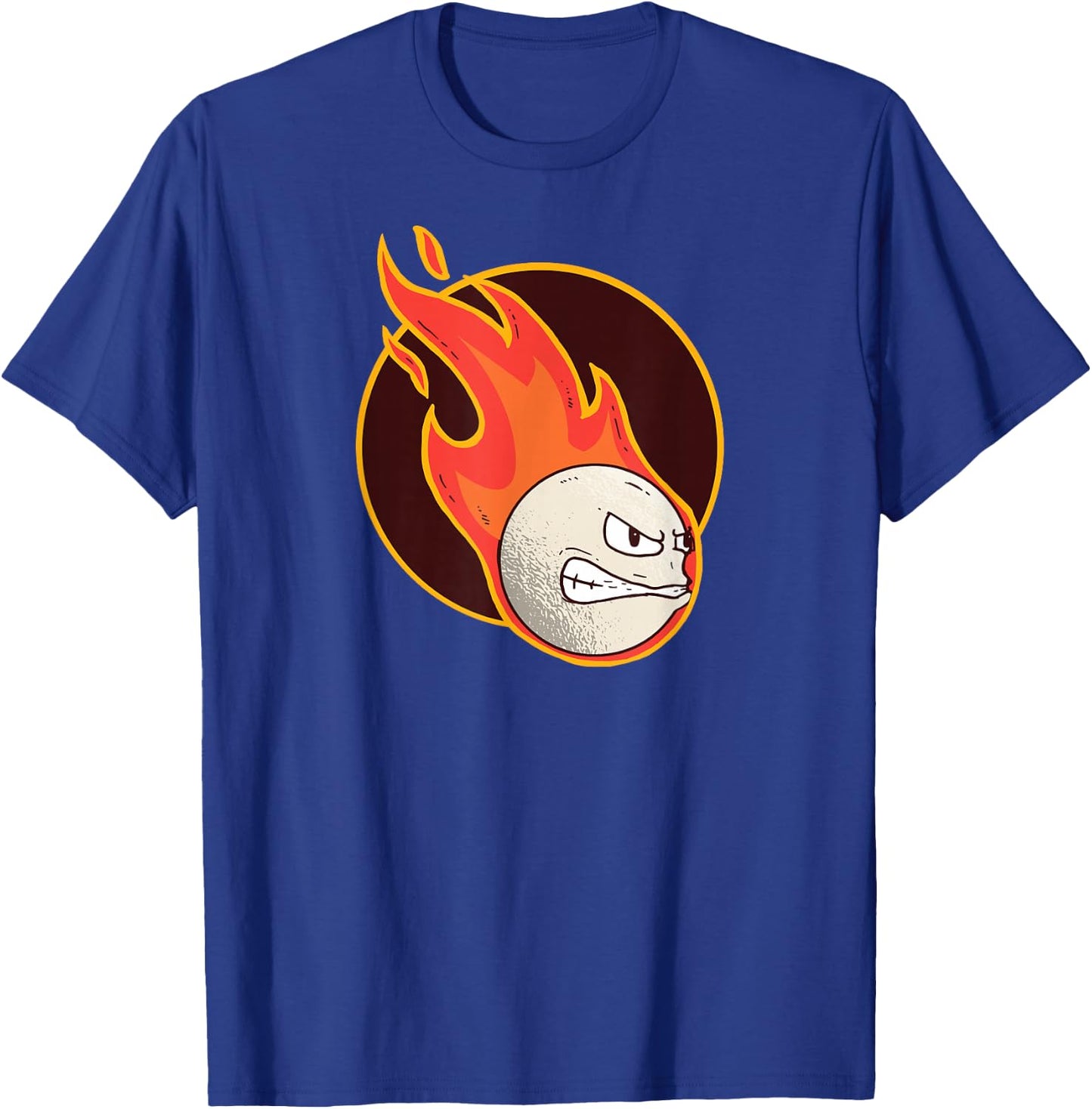 Dodgeball burning ball players beach Sports Dodgeball T-Shirt - T-Shirt | Royal