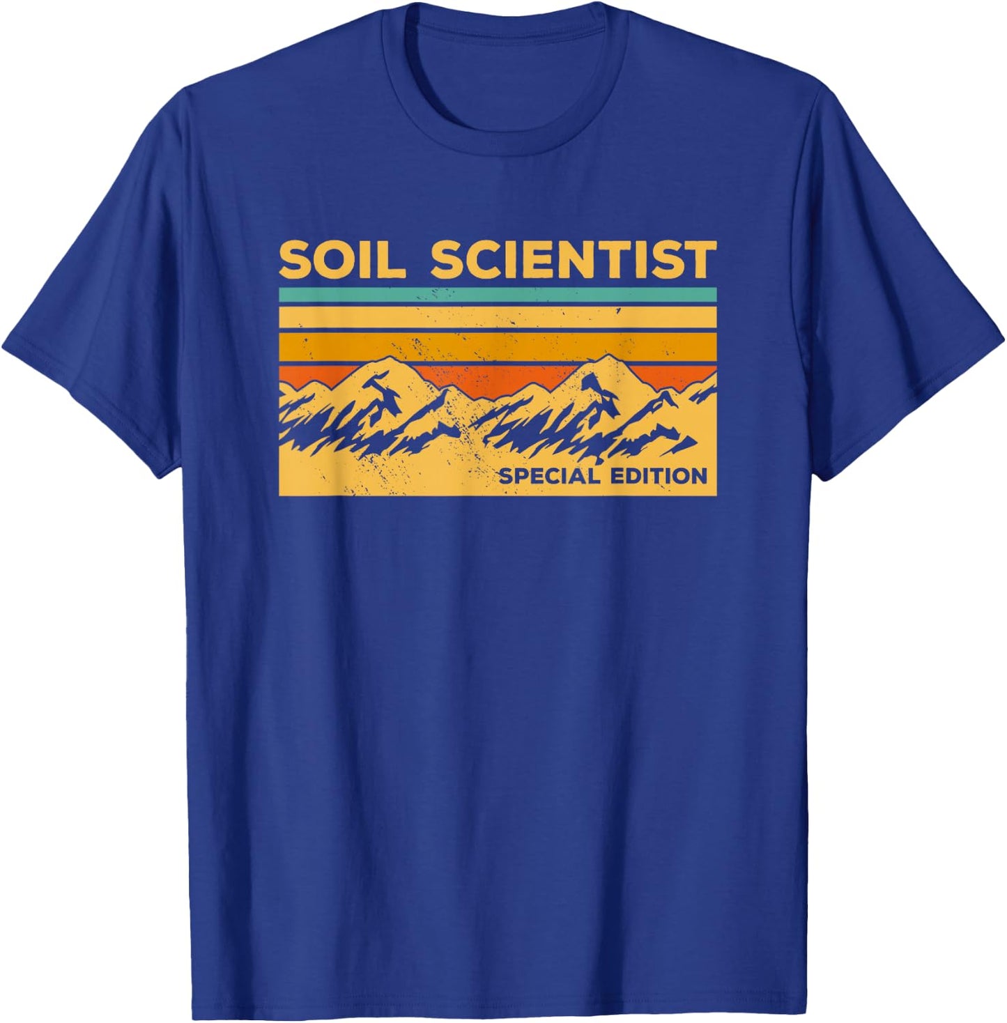 Vintage Soil Scientist Soil Science T-Shirt - T-Shirt | Royal