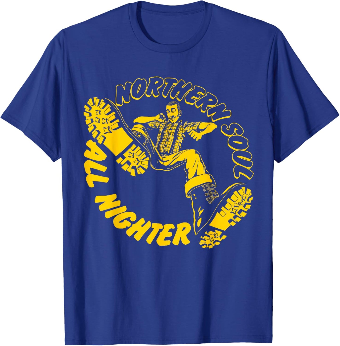 1960's Mod Northern Soul All Nighter Bootboy Soulboy Ska Man T-Shirt - T-Shirt | Royal