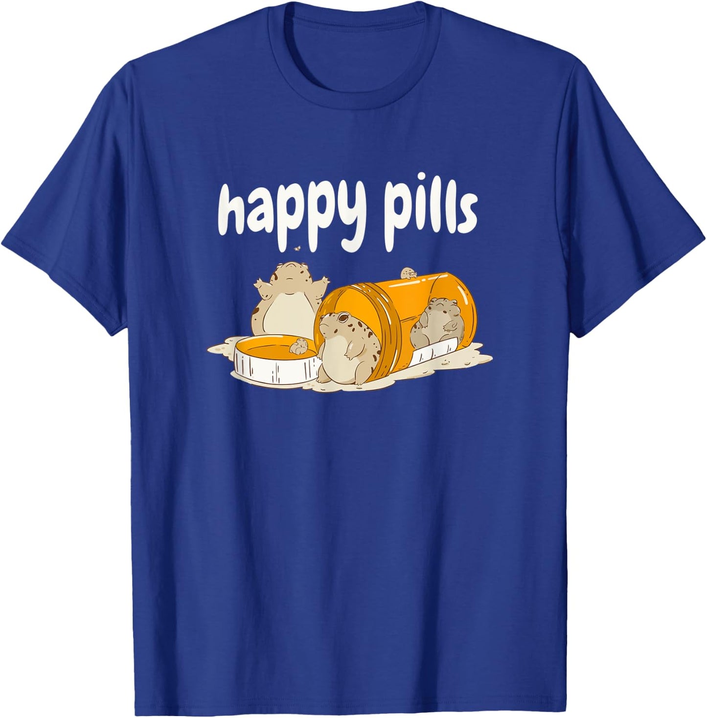 Desert Rain Frog Happy Pills T-Shirt - T-Shirt | Royal
