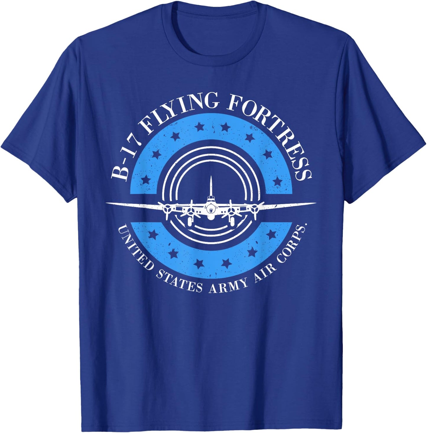 B-17 Flying Fortress gift, Air Force, Aviation design T-Shirt - T-Shirt | Royal