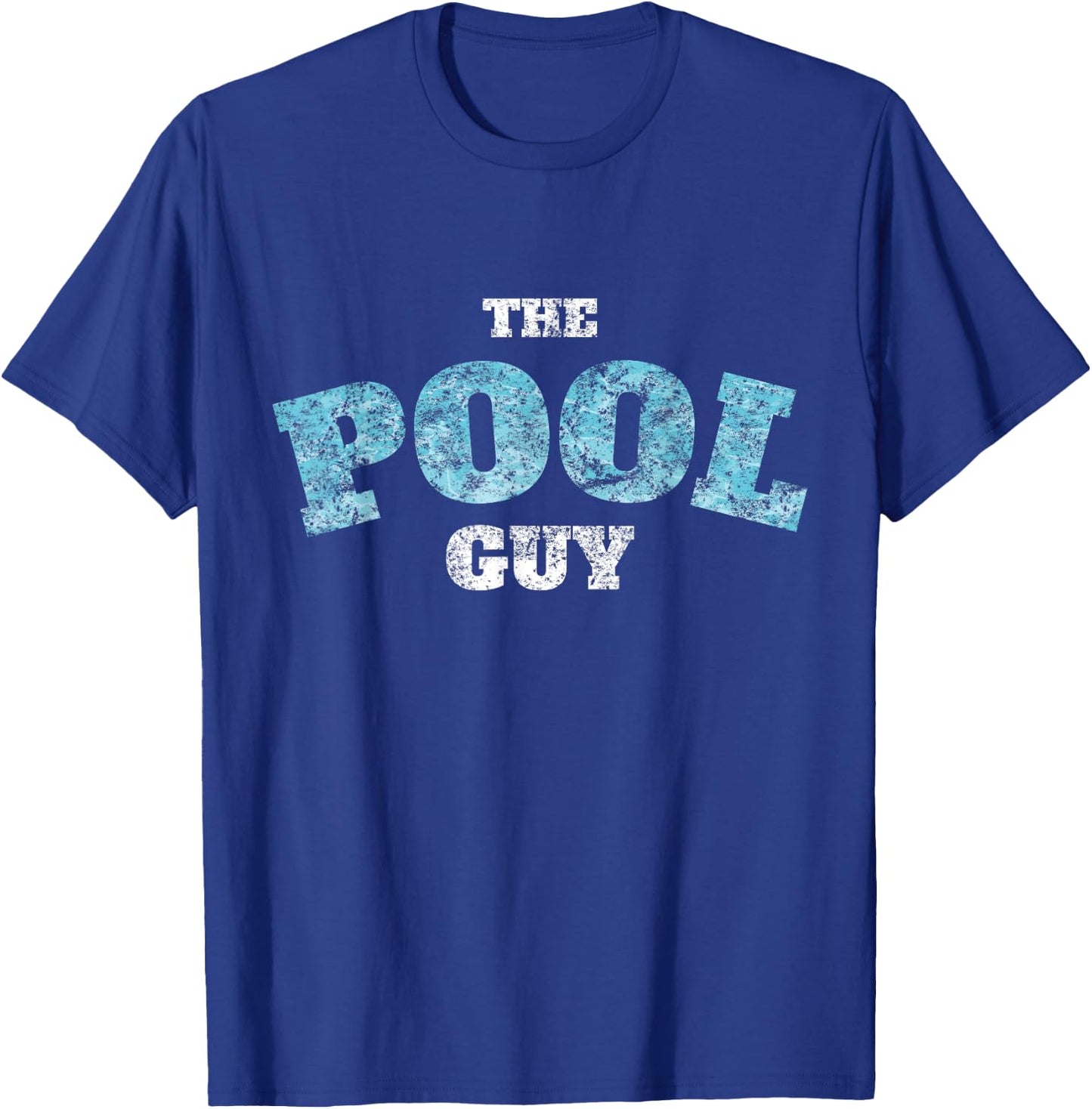 Vintage The Pool Guy Funny Swimming T-Shirt - T-Shirt | Royal