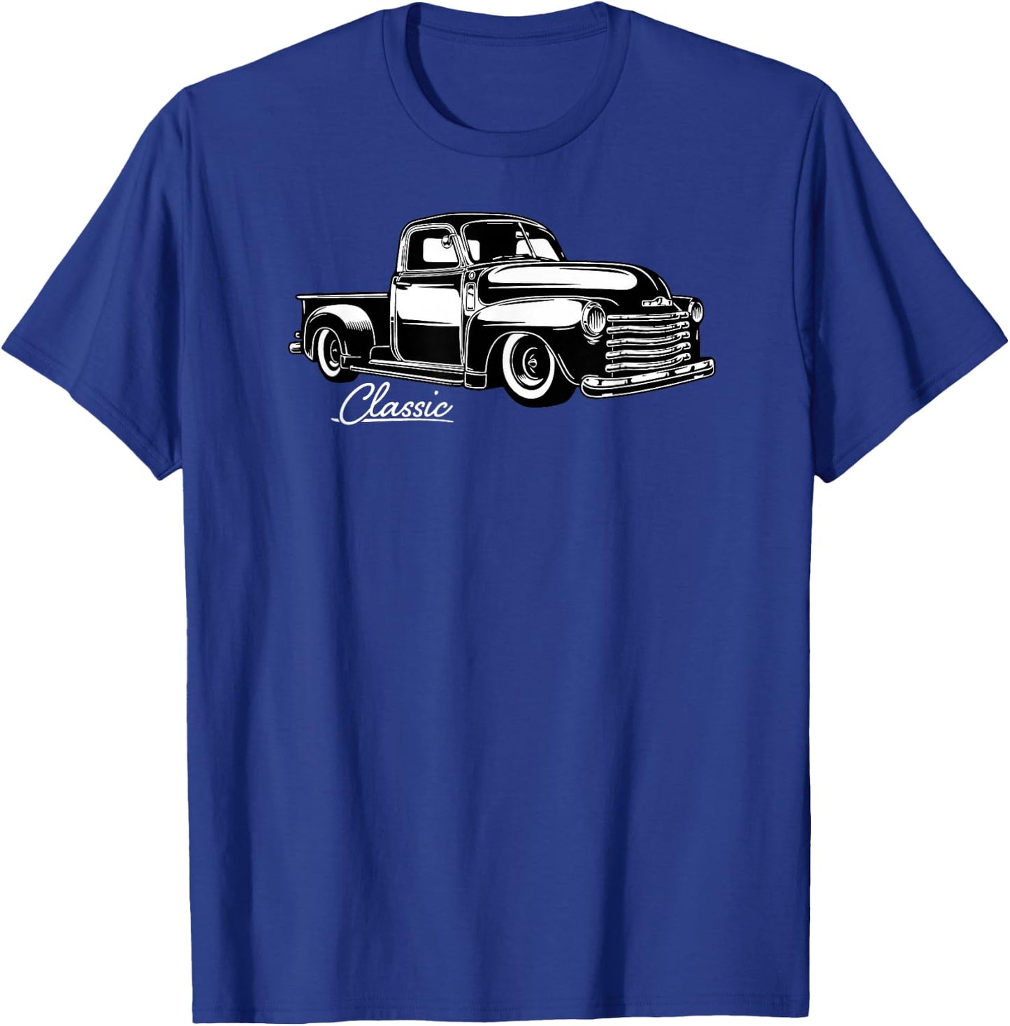 1950's Truck Classic Design T-Shirt - T-Shirt | Royal