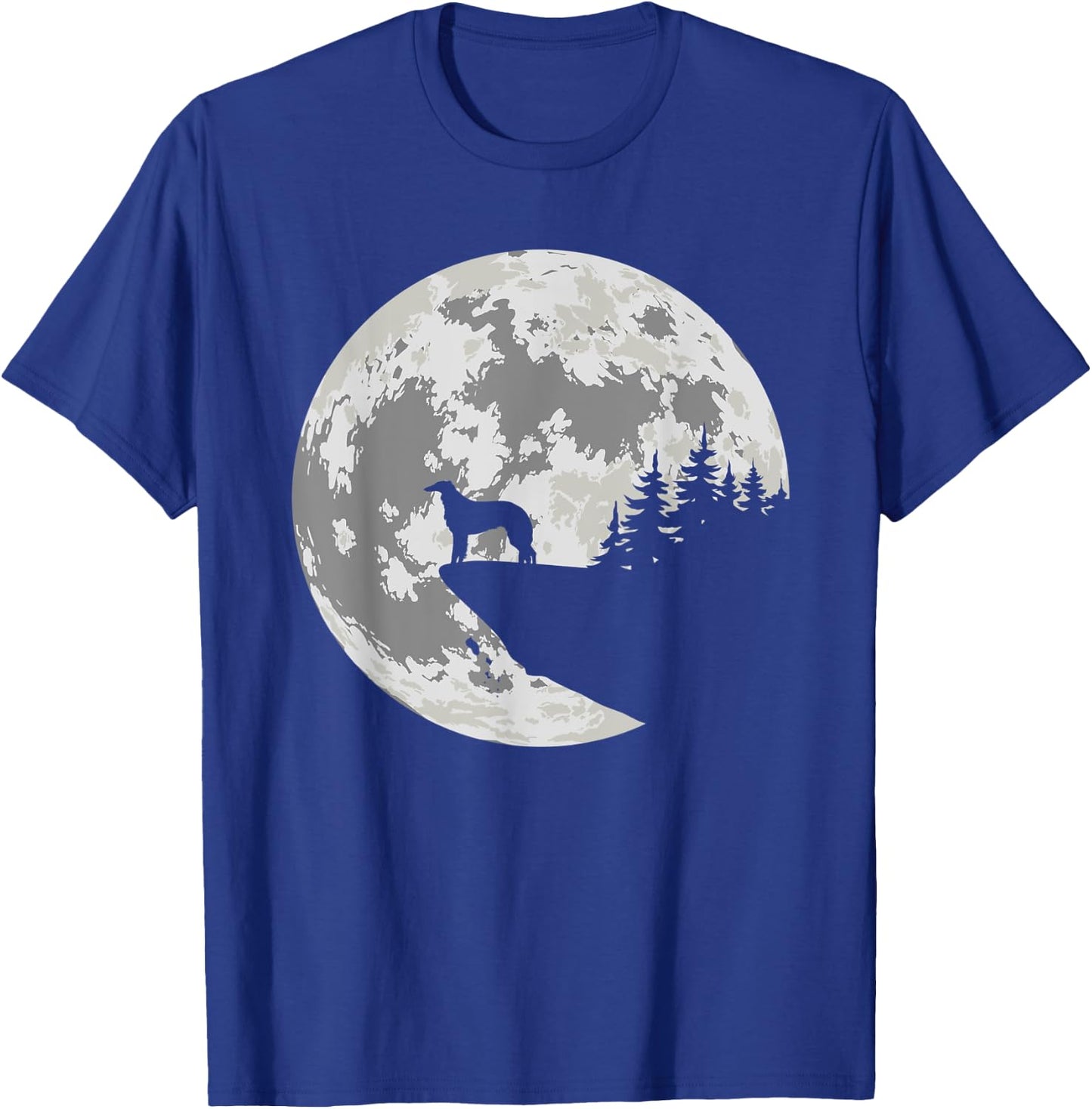 BORZOI Apparel And Moon Funny Halloween Costume T-Shirt - T-Shirt | Royal