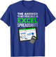 Funny answer to any problem is an Excel spreadsheet T-Shirt - T-Shirt | Royal