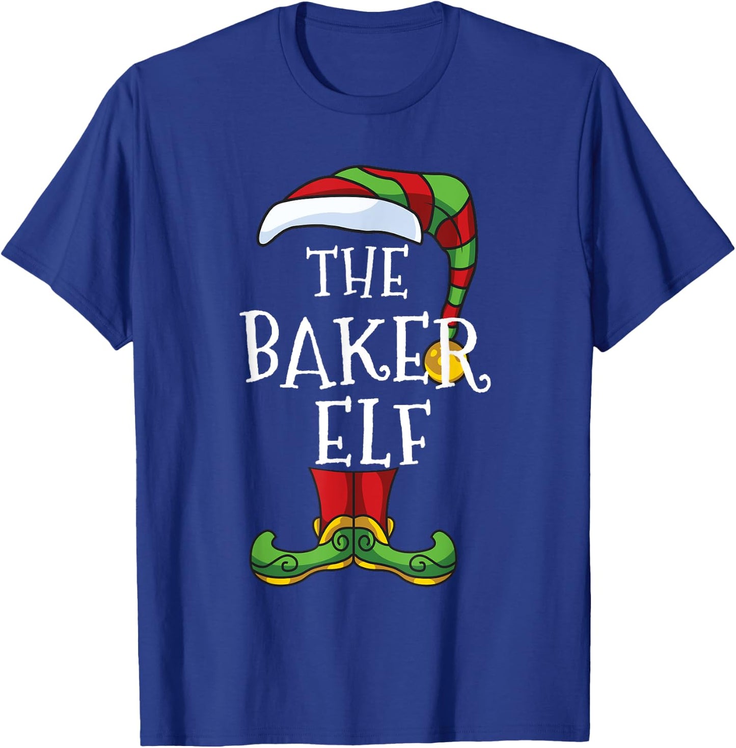 Baker Elf Family Matching Christmas Funny Baking T-Shirt - T-Shirt | Royal